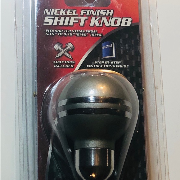 Nickel finish shift knob. Bin 3 - Picture 1 of 3